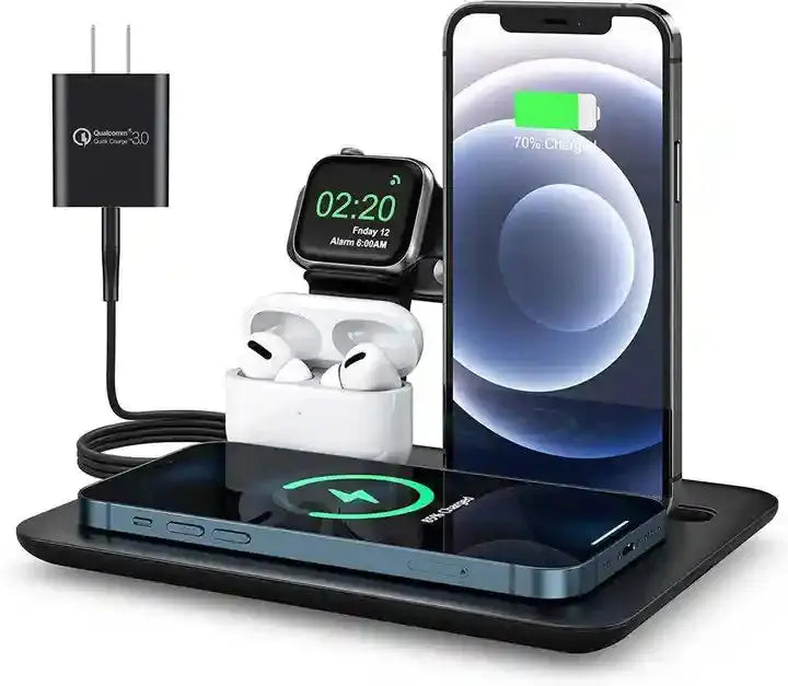 Portable Magnetic 4 in 1 Wireless Charger - Homeda Labs LLP